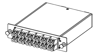 72端口OS1/2 MTP-LC跳线面板